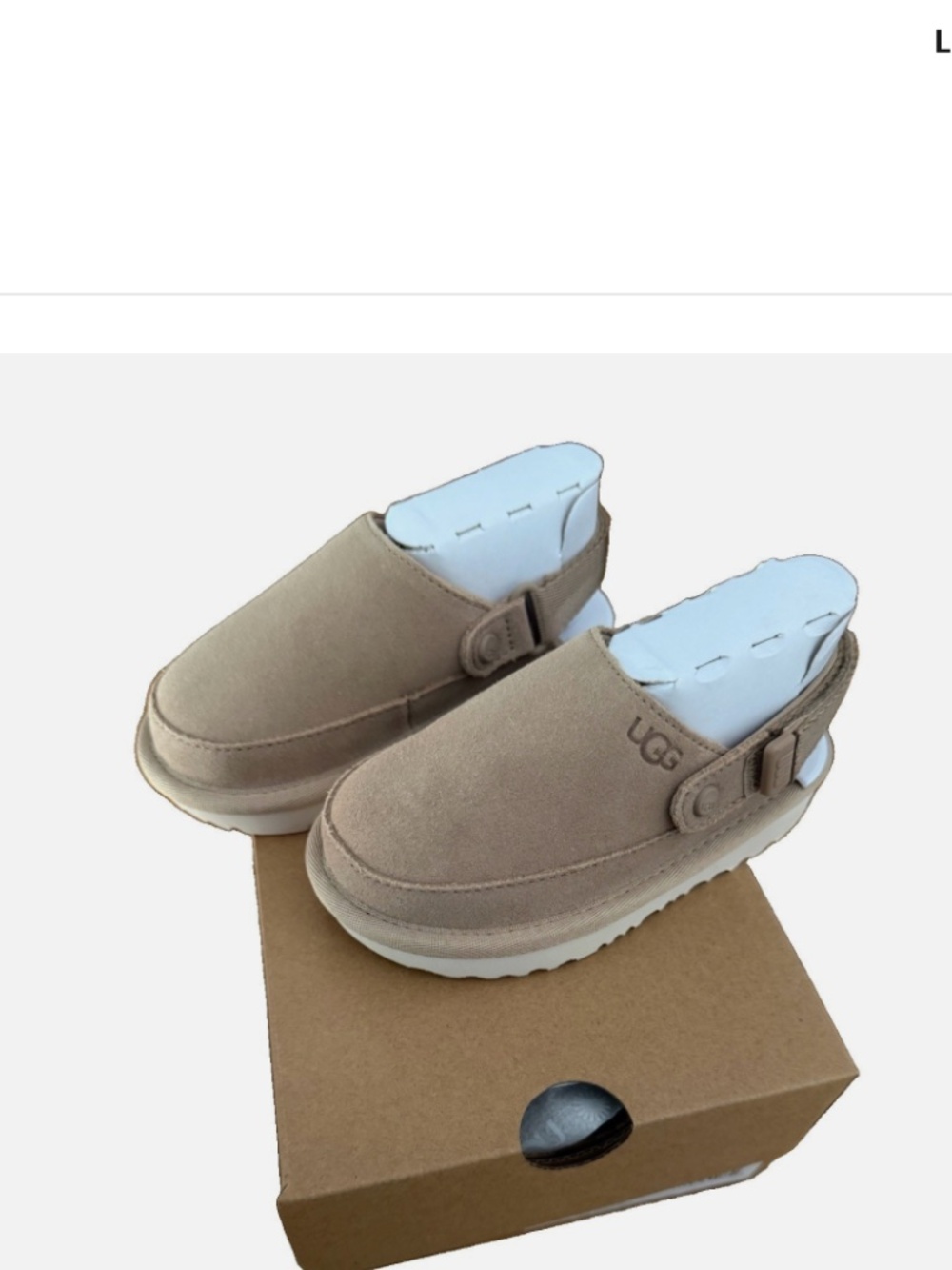 UGG Toddler Goldenstar Clog in Sand 8T New In Box